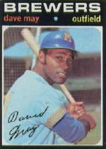 1971 Topps Baseball Cards      493     Dave May